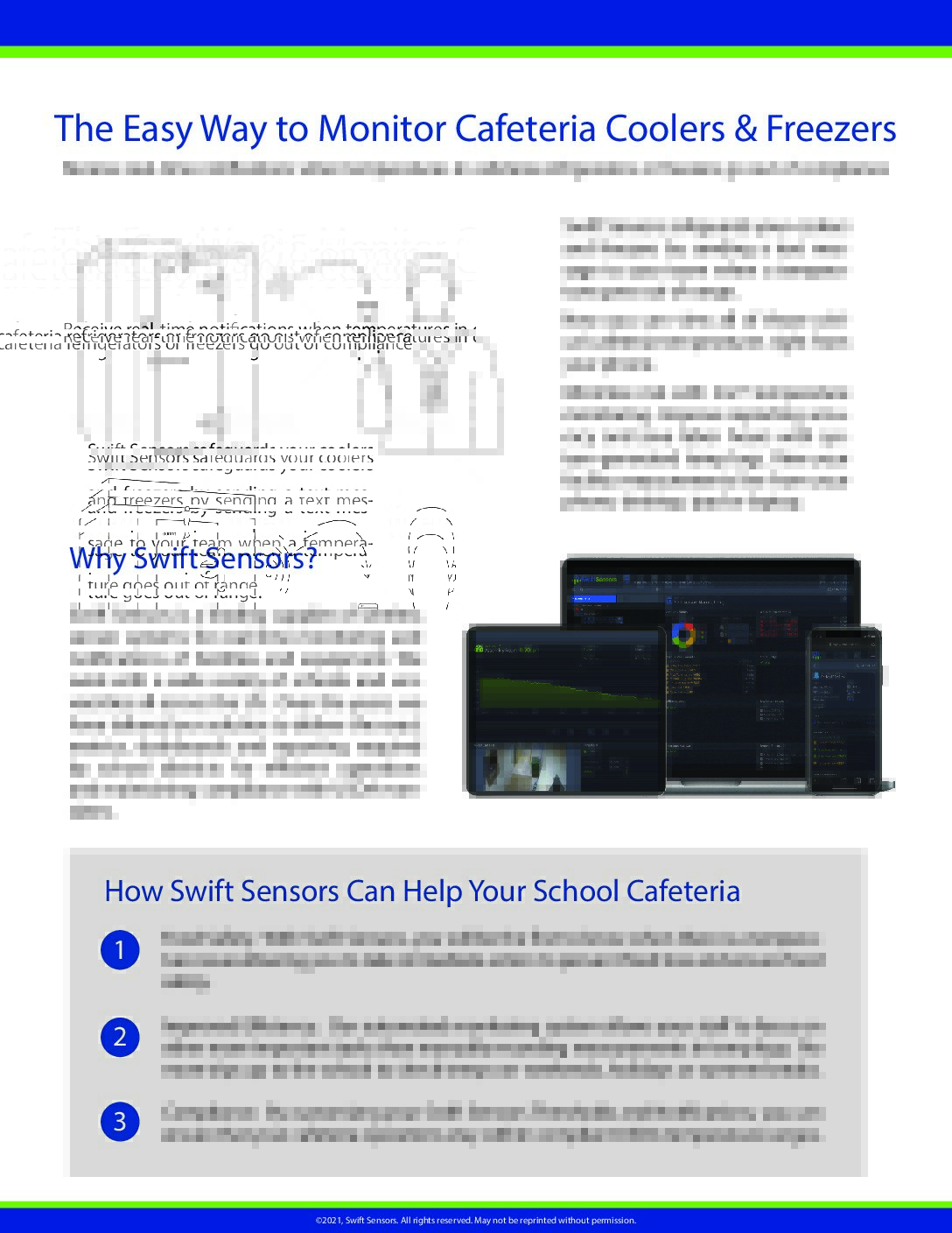 Swift Sensors School Temperature Monitoring Brochure