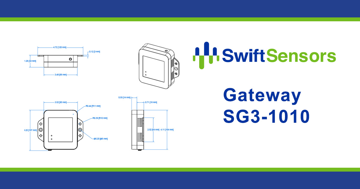 SG3-1010 Gateway Enclosure Dimensions