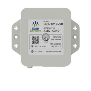 Swift Sensors Gateway 1010-XR connects with all Series 3 Swift Sensors