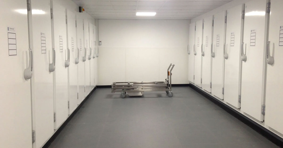 Application Mortuary and Morgue Forensic Freezers