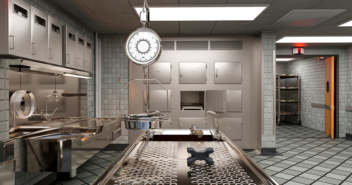 Application Mortuary and Morgue Preparation Room