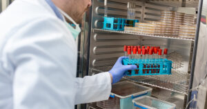 Bio samples temperature monitoring