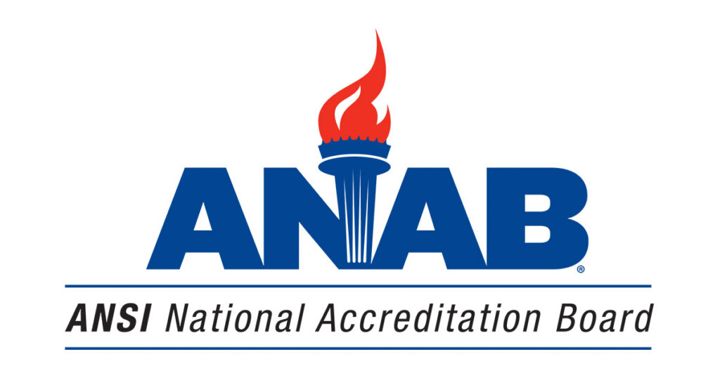 ANSI ANAB National Accreditation Board Logo