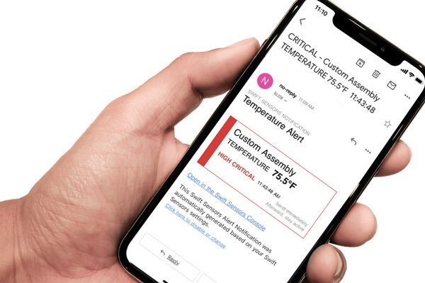 Swift Sensor Console Threshold Alerts